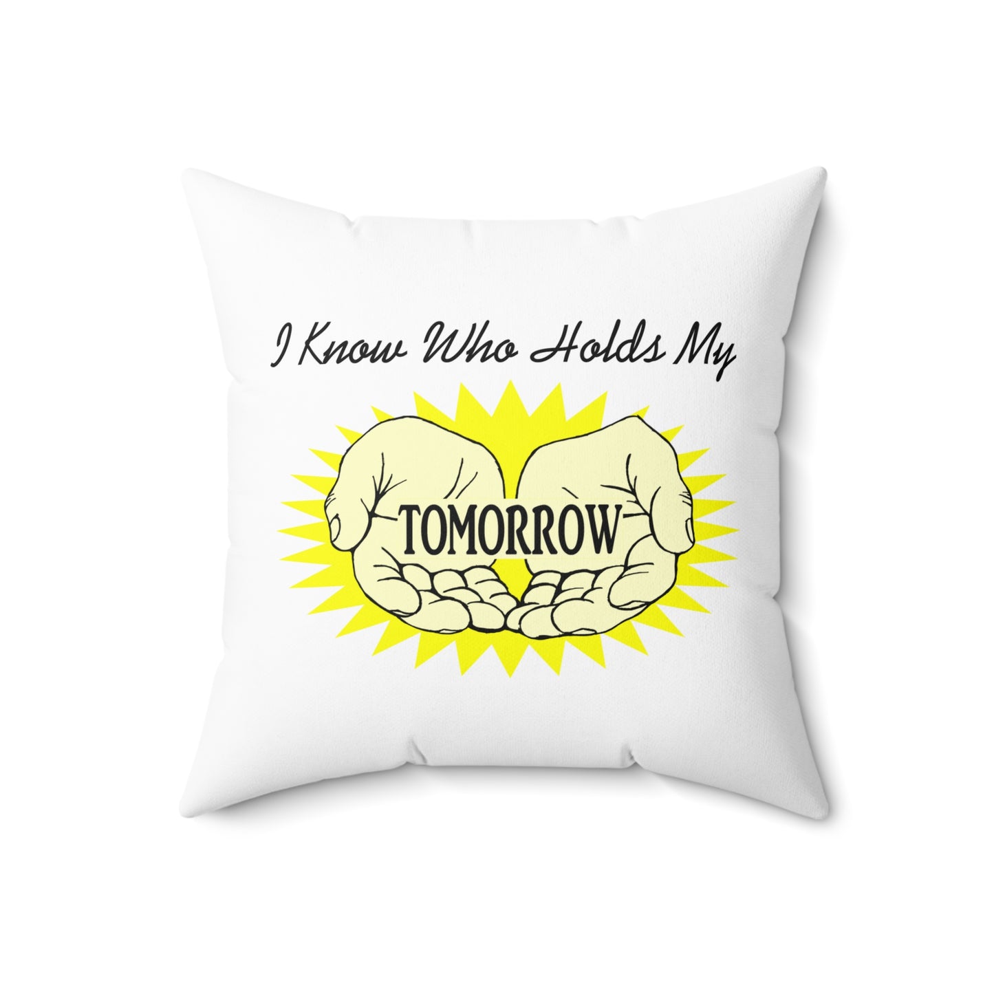 "Tomorrow" Polyester Square Pillow