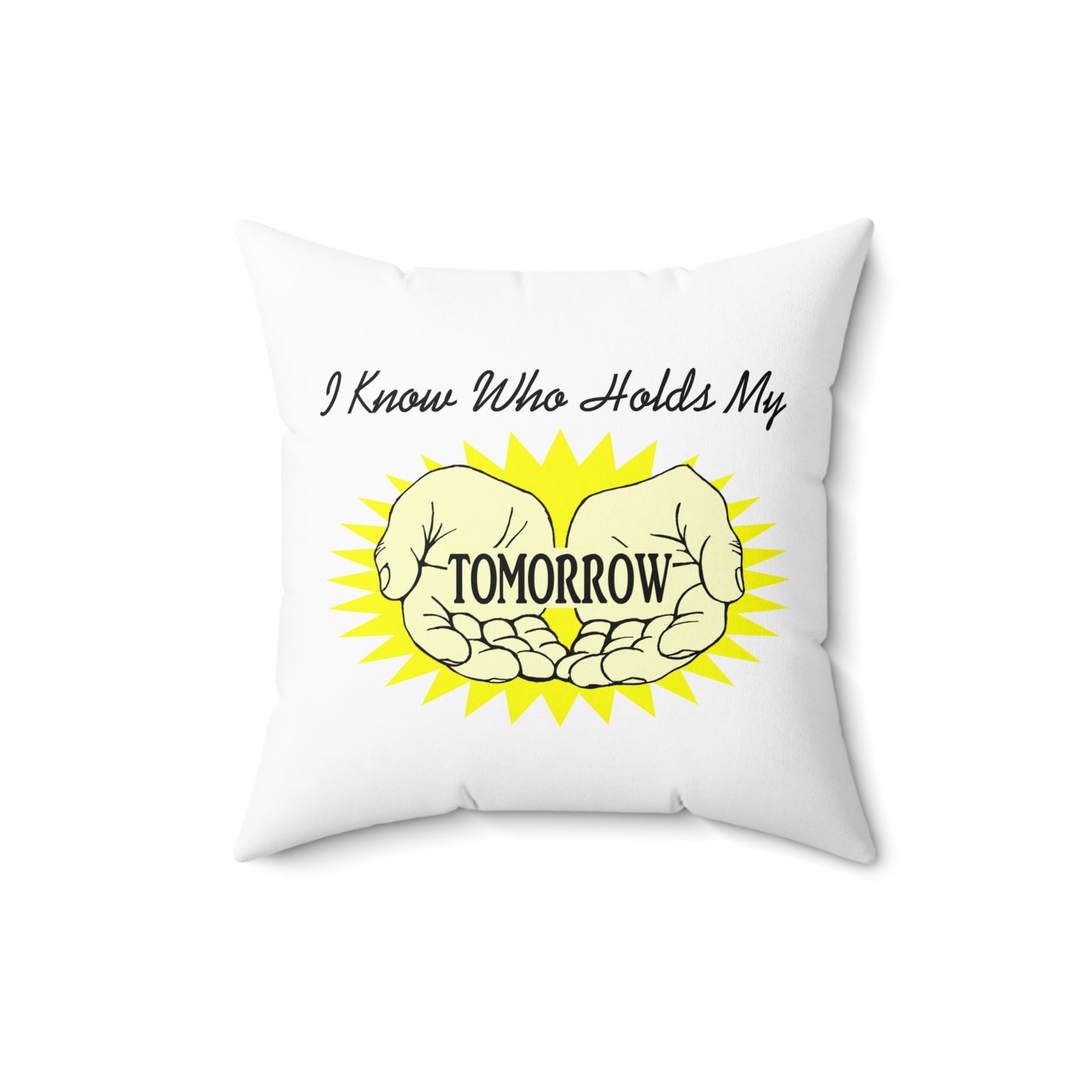 "Tomorrow" Polyester Square Pillow