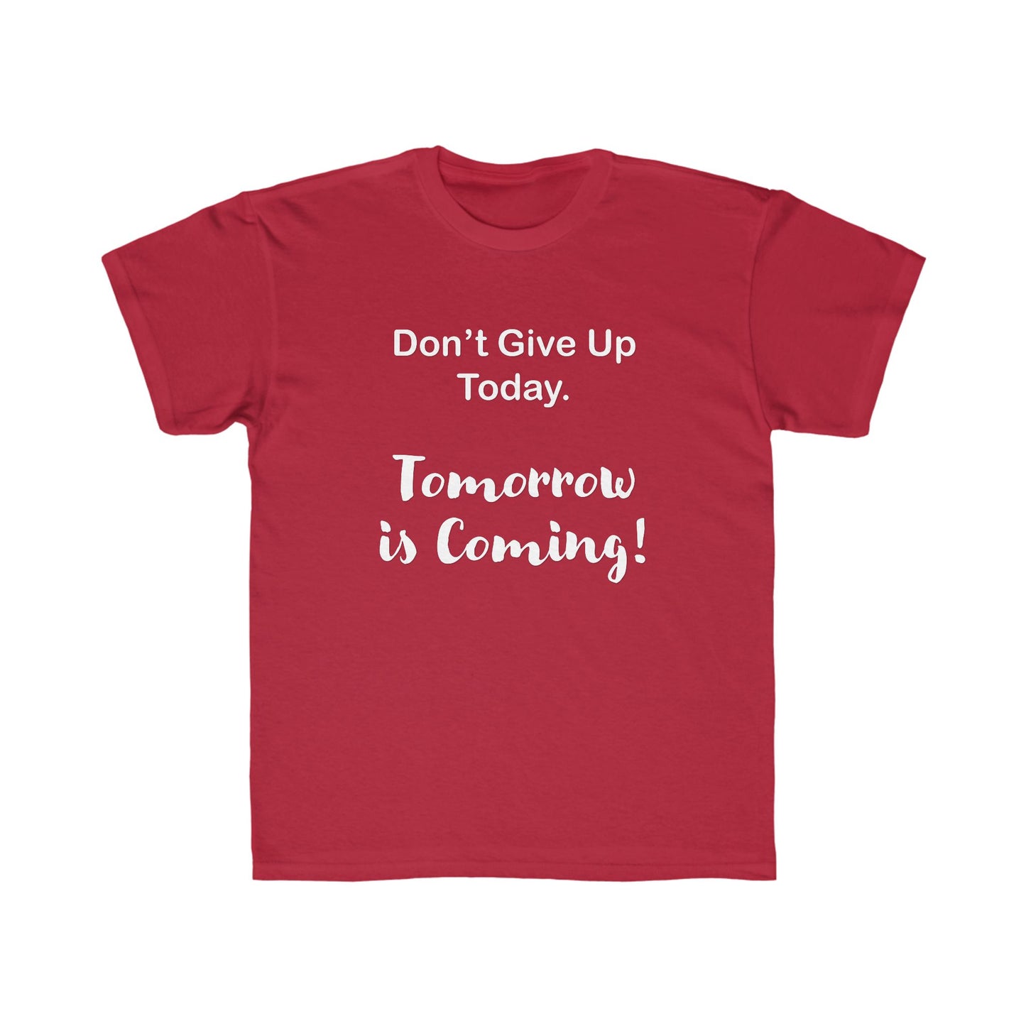 "Tomorrow is Coming!" Jersey Short Sleeve Tee