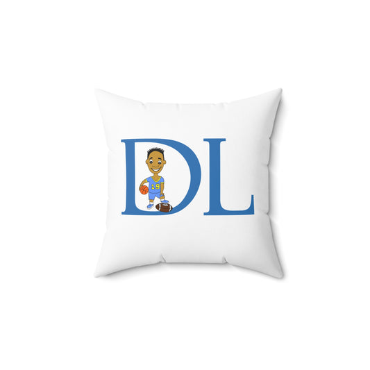 "DL" Spun Square Pillow