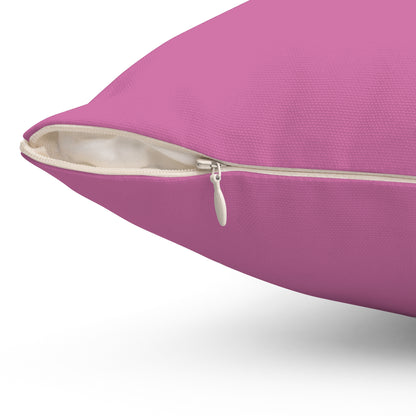 "Q" Spun Square Pillow