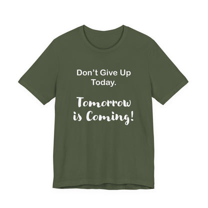 "Tomorrow is Coming!" Jersey Short Sleeve Tee