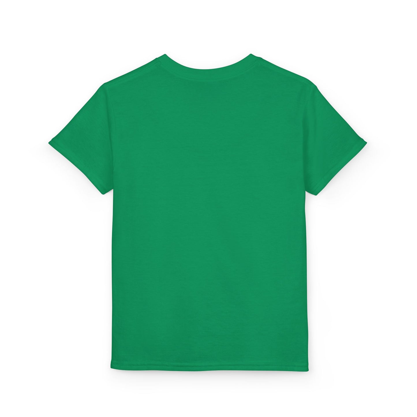 Youth T-Shirt — Red Letter "Q" with Cartoon Girl Graphic