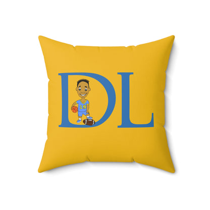 "DL" Spun Square Pillow