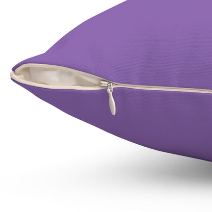 "Q" Spun Square Pillow