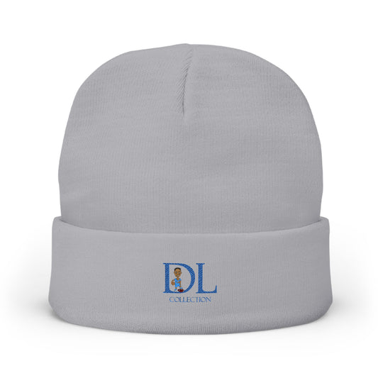 "DL" Knit Beanie (Embroidery)