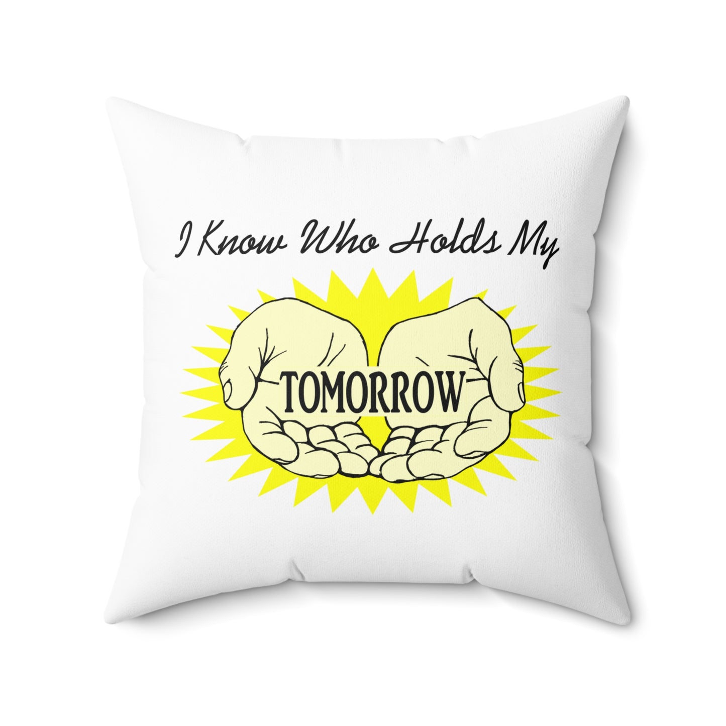 "Tomorrow" Polyester Square Pillow