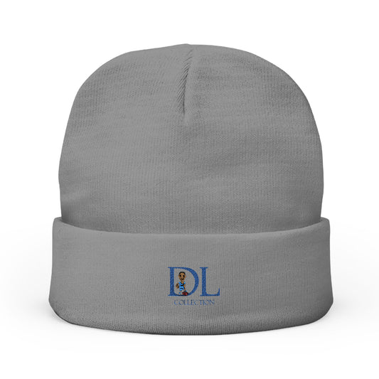 "DL" Knit Beanie (Embroidery)