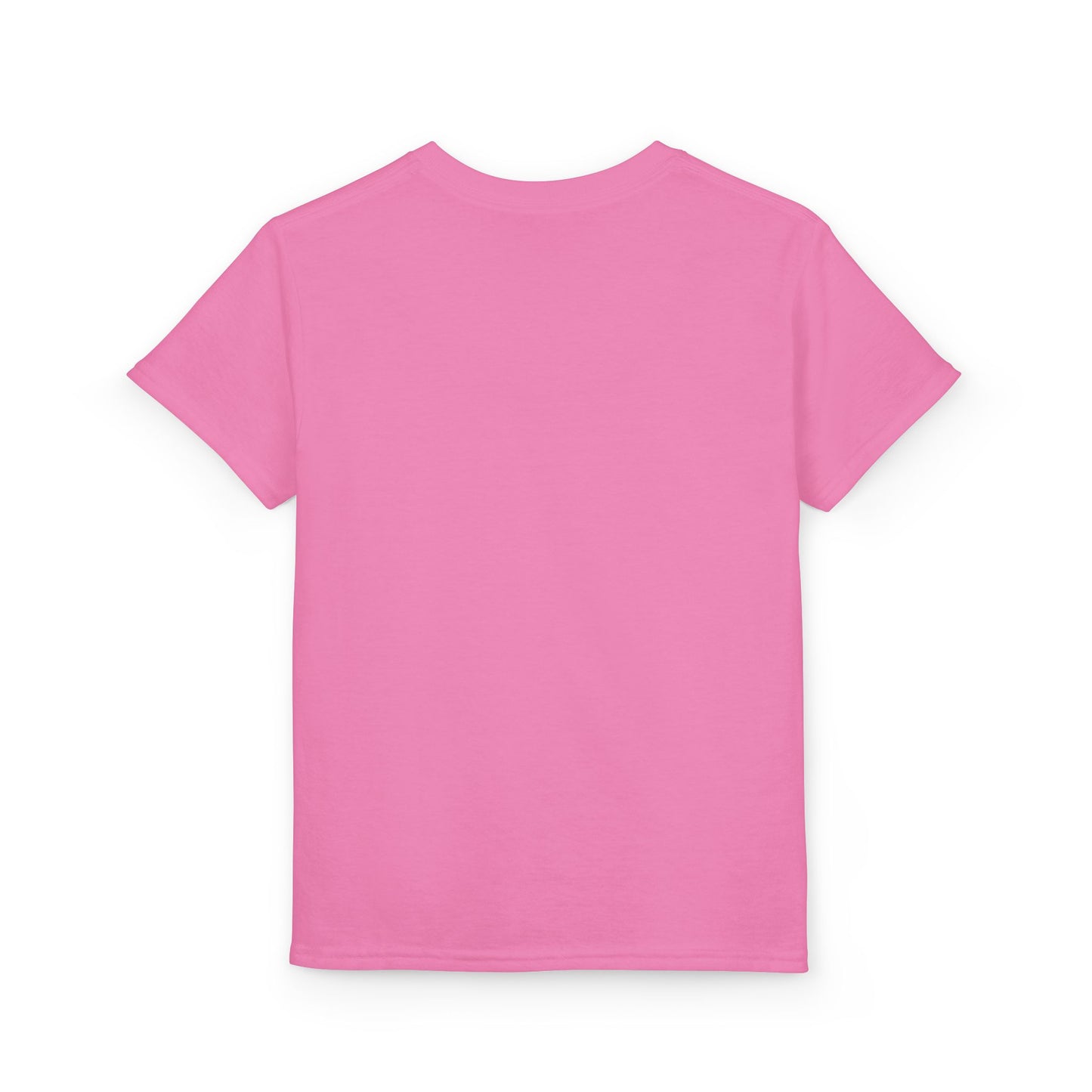 Youth T-Shirt — Red Letter "Q" with Cartoon Girl Graphic