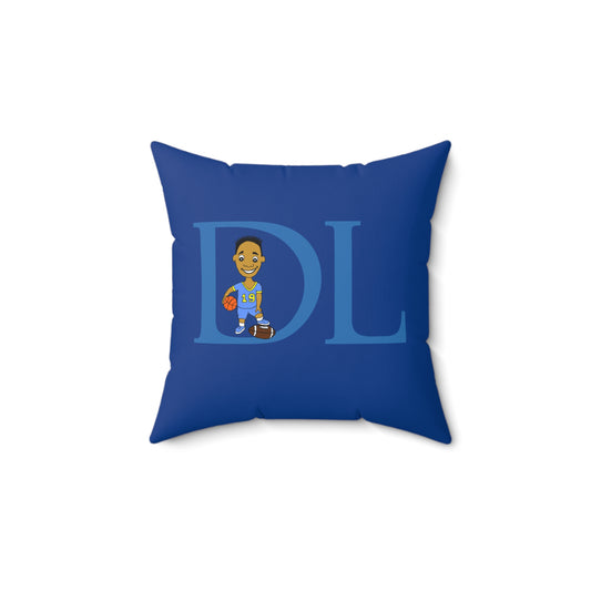 "DL" Spun Square Pillow