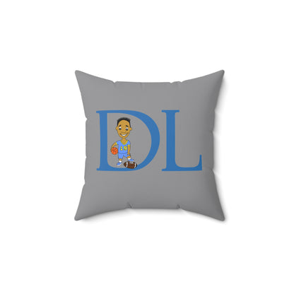 "DL" Spun Square Pillow