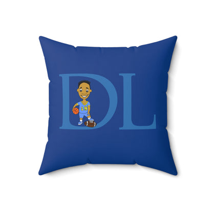 "DL" Spun Square Pillow