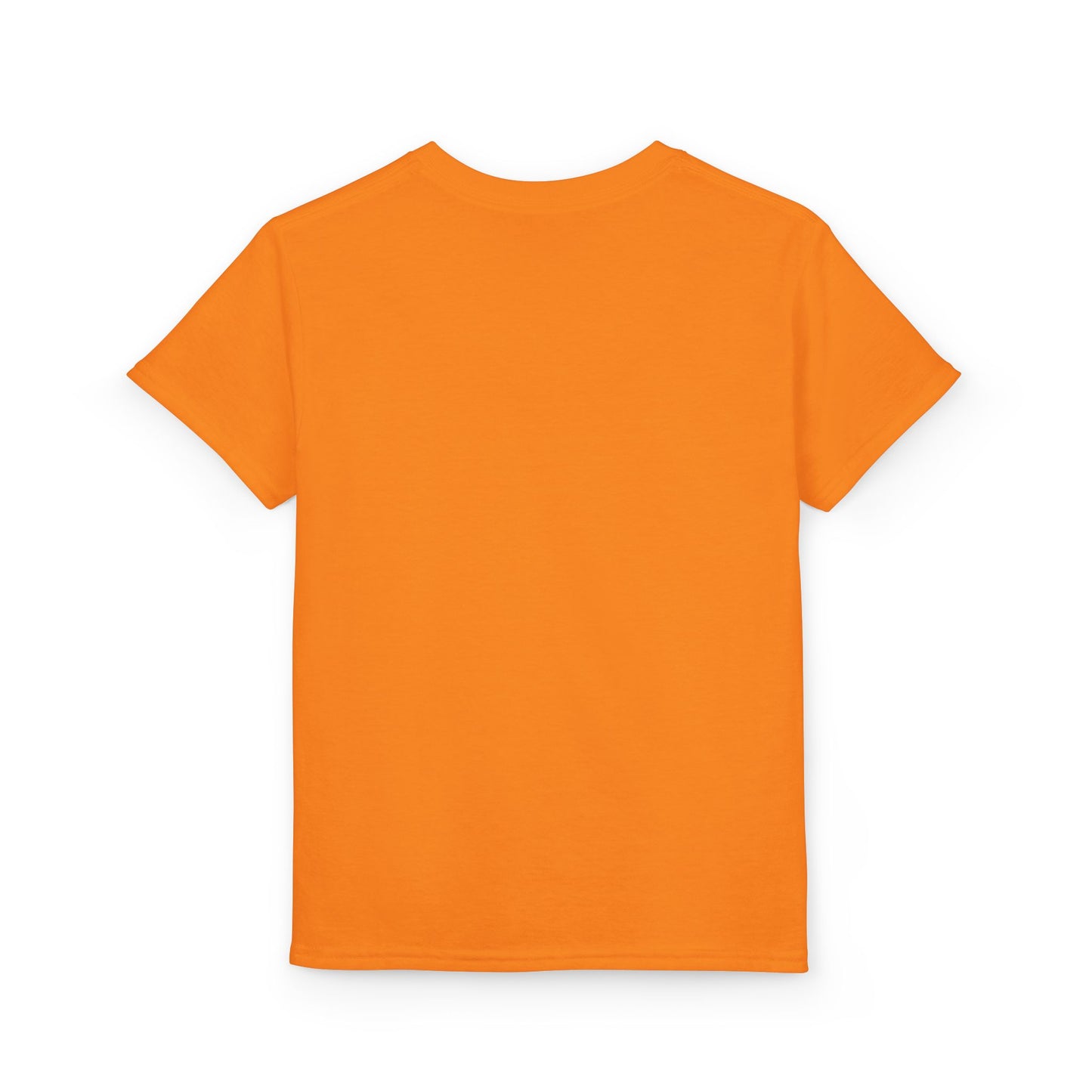 Youth T-Shirt — Red Letter "Q" with Cartoon Girl Graphic