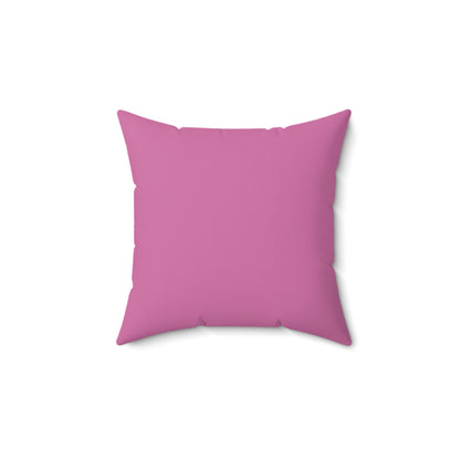 "Q" Spun Square Pillow