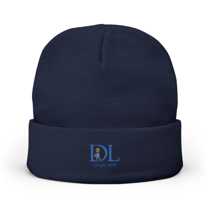 "DL" Knit Beanie (Embroidery)