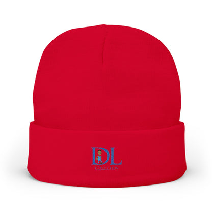 "DL" Knit Beanie (Embroidery)