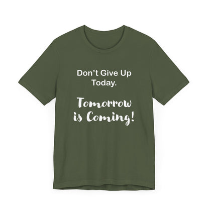 "Tomorrow is Coming!" Jersey Short Sleeve Tee