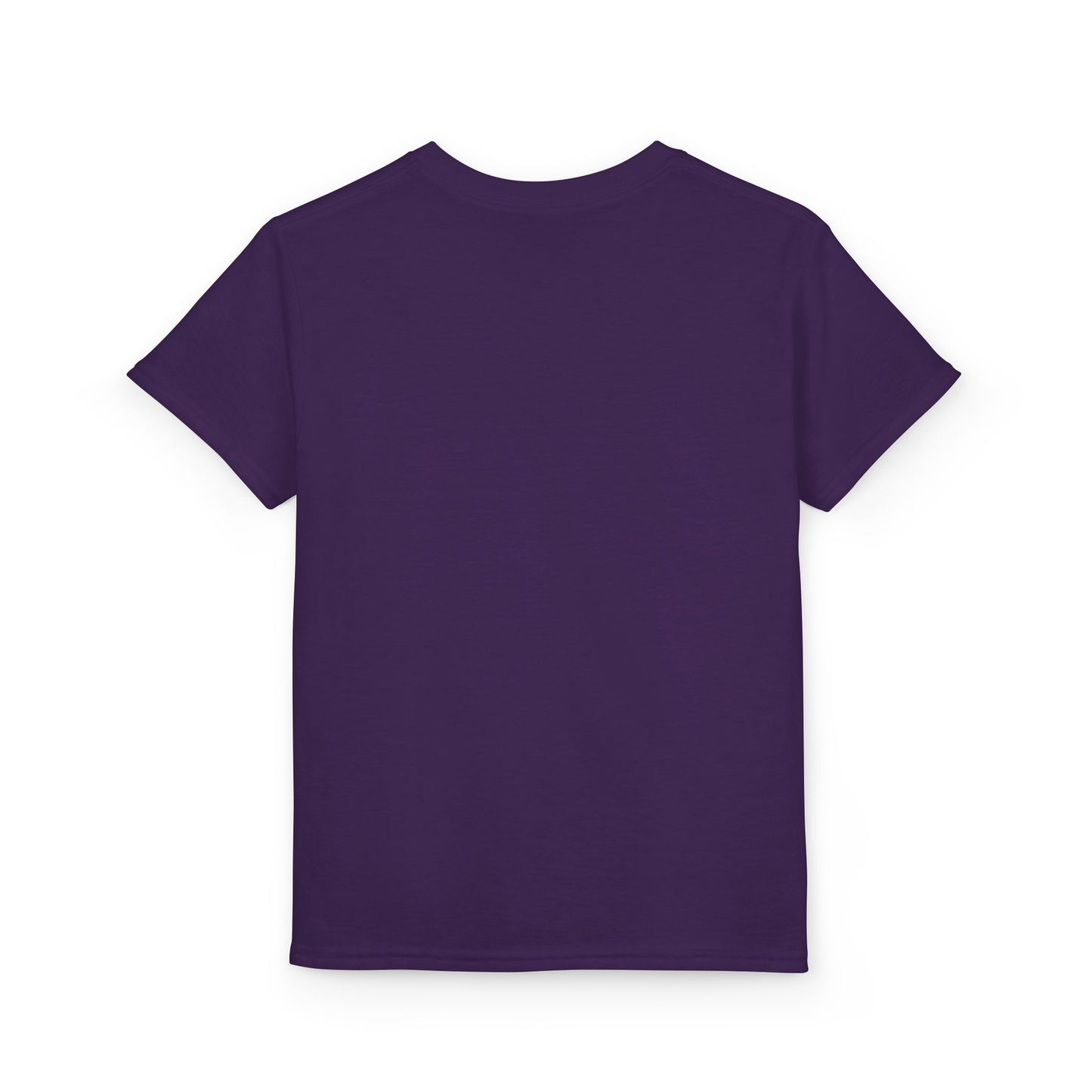 Youth T-Shirt — Red Letter "Q" with Cartoon Girl Graphic