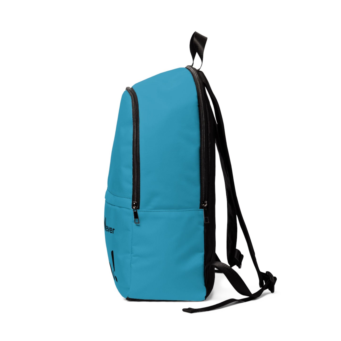 Inspirational Unisex Fabric Backpack - Stylish School Bag, Everyday Carry, Gift for Students, Motivational Quote, Travel Essential