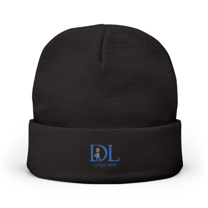 "DL" Knit Beanie (Embroidery)