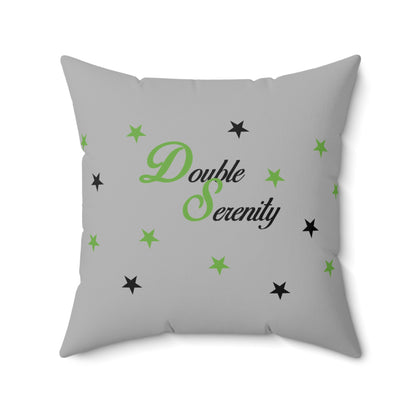 Double Serenity Spun Square Pillow