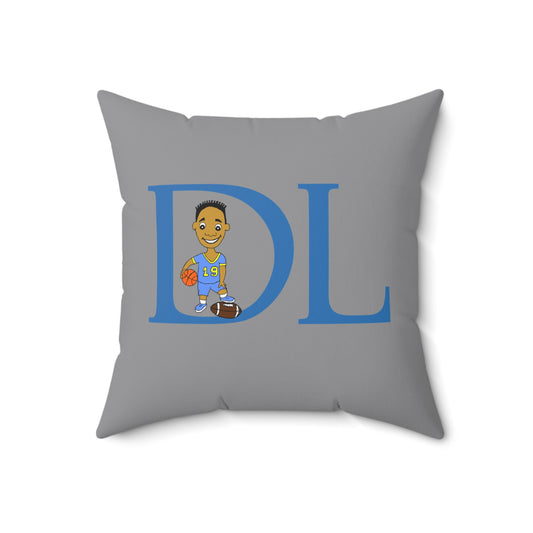 "DL" Spun Square Pillow