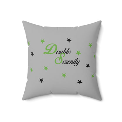 Double Serenity Spun Square Pillow