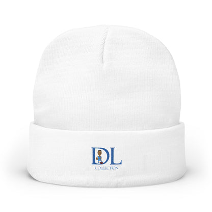 "DL" Knit Beanie (Embroidery)