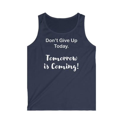 "Tomorrow is Coming!" Softstyle Tank Top