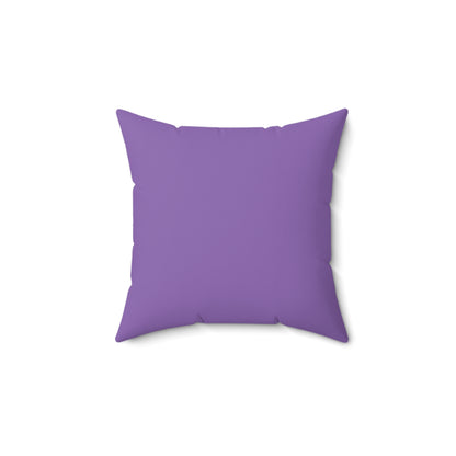 "Q" Spun Square Pillow