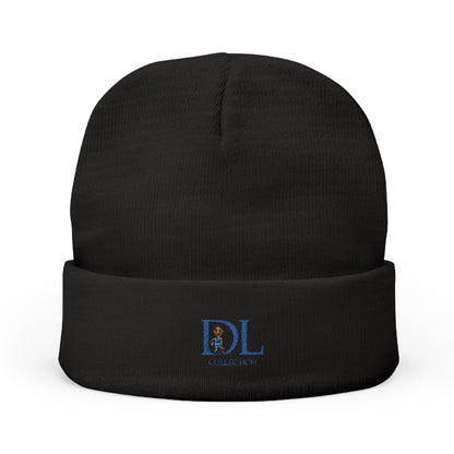 "DL" Knit Beanie (Embroidery)