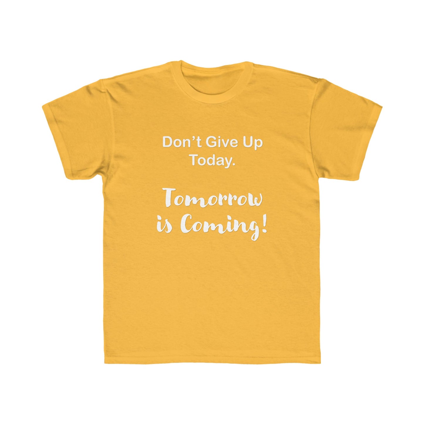 "Tomorrow is Coming!" Jersey Short Sleeve Tee