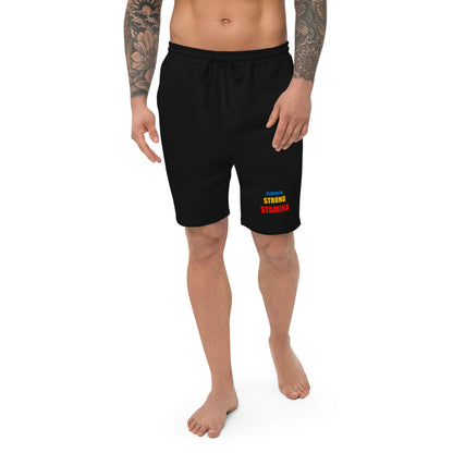 Strength/Strong/Stamina Men's fleece shorts